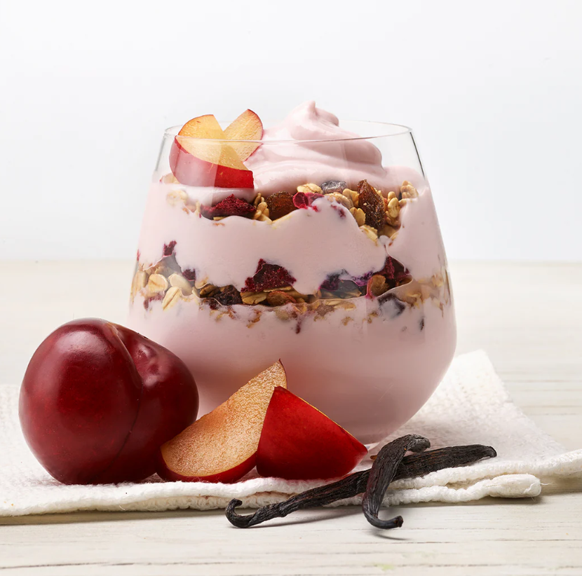 Easiyo Greek Style Vanilla & Plum Flavoured Yogurt Sachet 230g