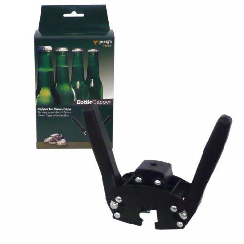 Beer Bottle Crown Capper - Black Universal 2 Lever