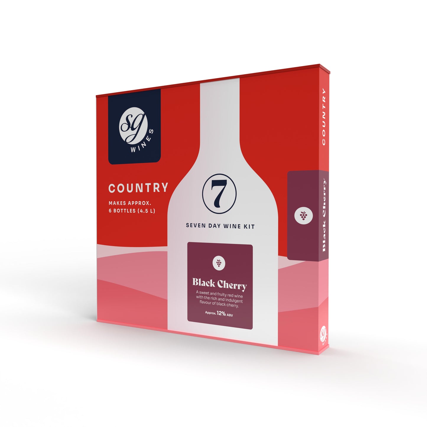 SG Wines (formerly Solomon Grundy) Country 6 Bottle 7 Day Wine Making Kit - Black Cherry