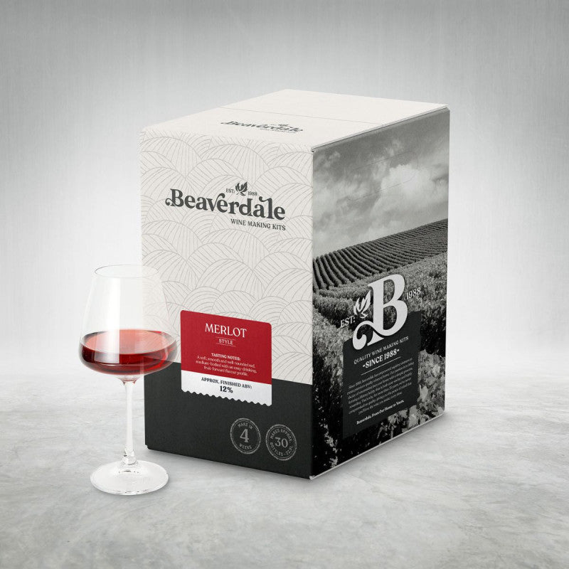 Beaverdale 30 Bottle Red Wine Kit - Merlot