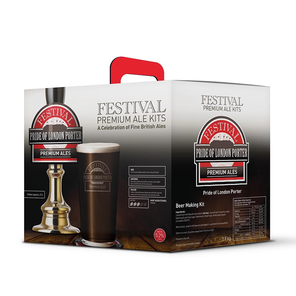 Festival Premium Ales - Pride of London Porter 3.8Kg Beer Kit