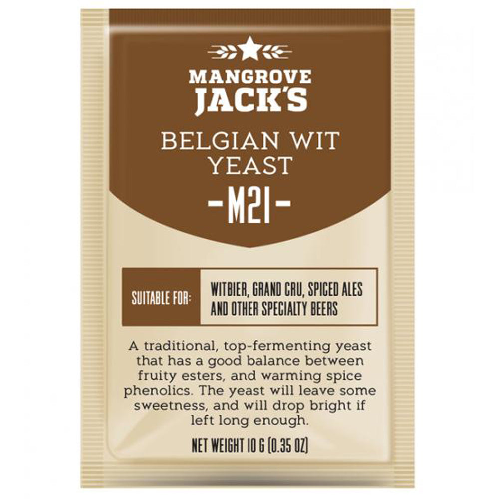 Mangrove Jack's Craft Series Belgian Wit M21 Yeast Sachet 10g