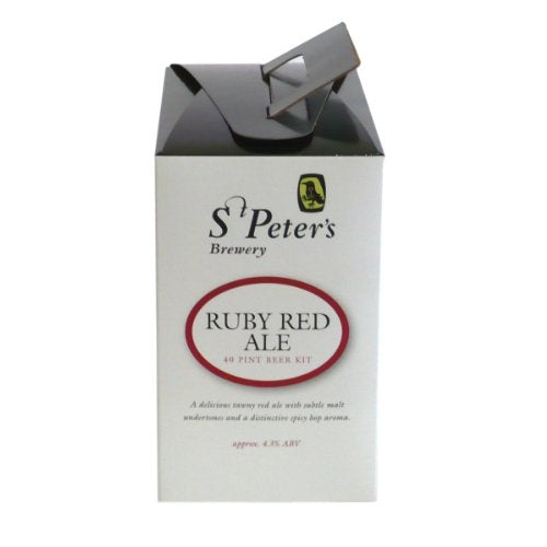 St Peters Brewery - Ruby Red Ale 3Kg 40 Pint Beer Kit