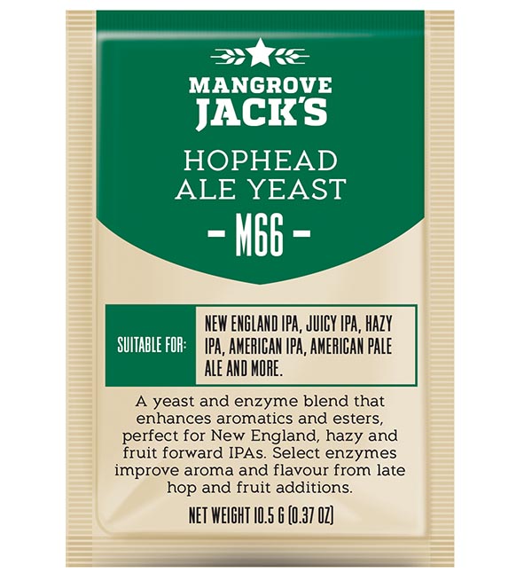 Mangrove Jack's Craft Series Hophead Ale M66 Yeast Sachet 10.5g