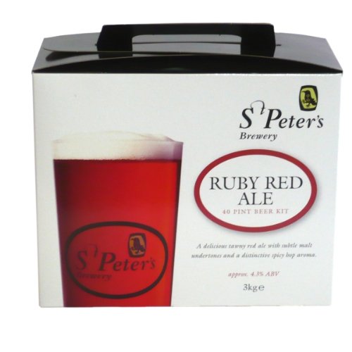 St Peters Brewery - Ruby Red Ale 3Kg 40 Pint Beer Kit