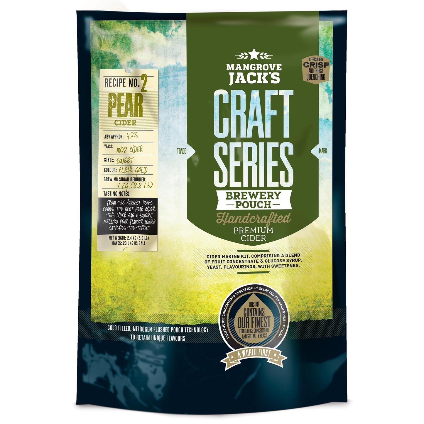 Mangrove Jack's Craft Series Pear 40 Pint Cider Kit 2.4Kg