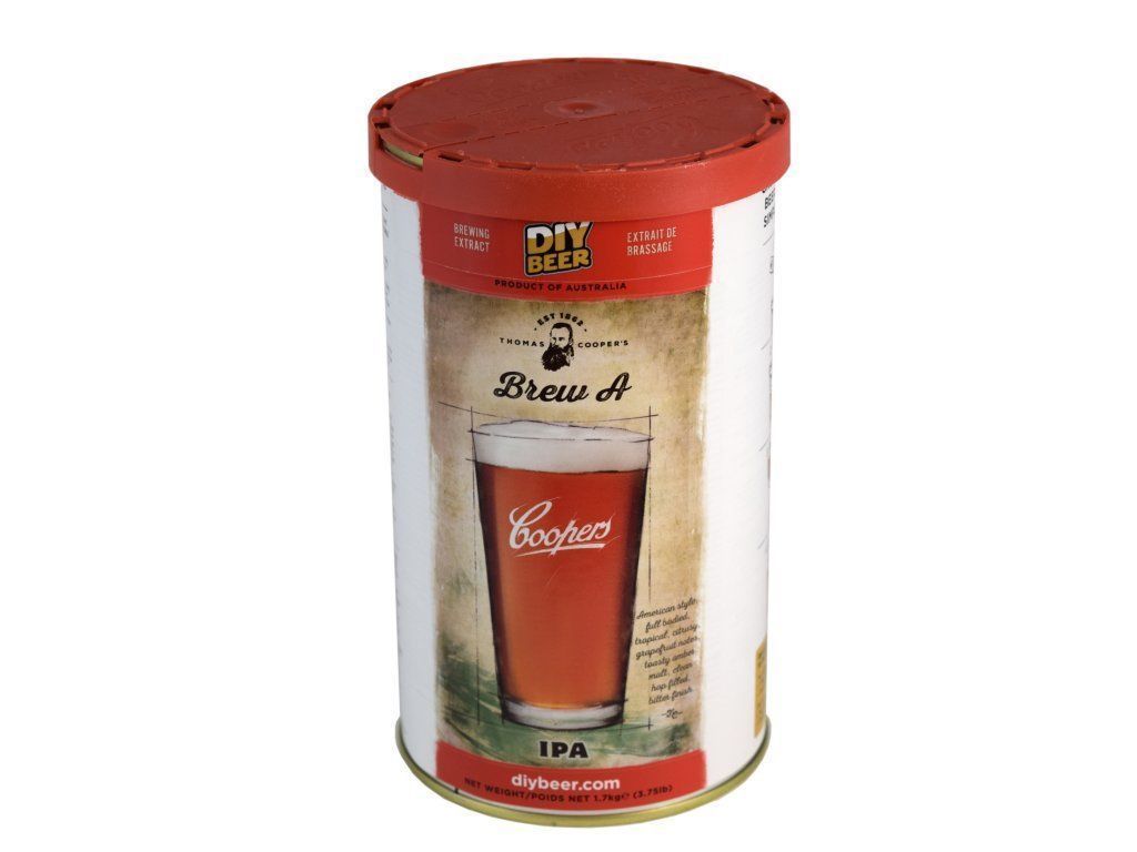 Coopers - Brew A IPA 1.7Kg 40 Pint Beer Kit