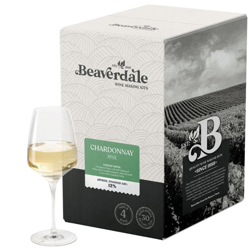 Beaverdale 30 Bottle White Wine Kit - Chardonnay