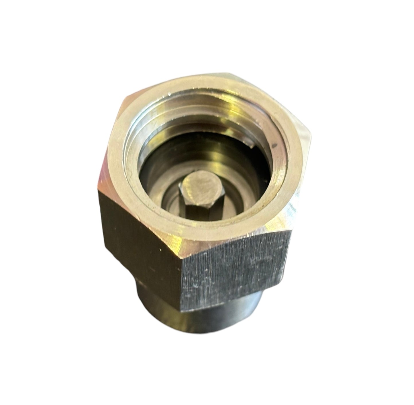 S30 Valve to Soda Stream Style CO2 Canister Adapter - For Use With Both 2" Caps & King Keg 4" Pressure Barrel Caps