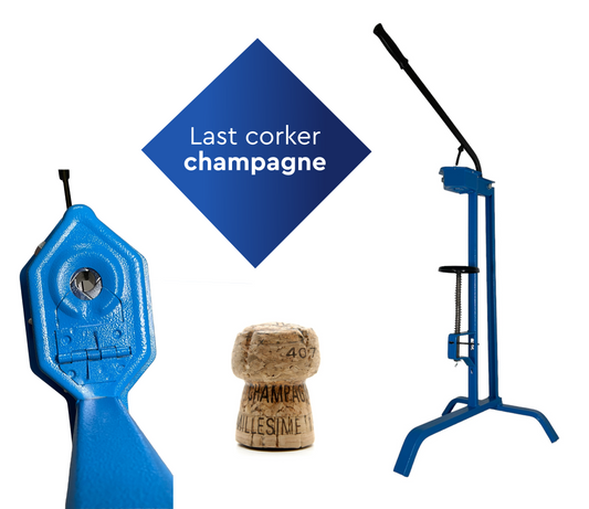 Corking Machine - Floor Standing for Champagne Corks & Straight Wine Corks up to 30mm Diameter