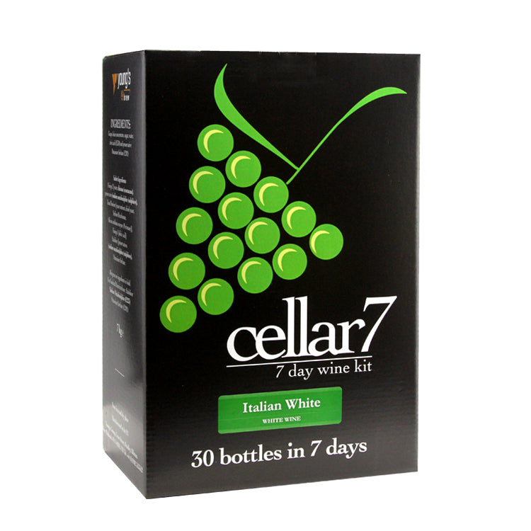 Cellar 7 by Youngs 30 Bottle 7 Day Wine Kit - Italian White