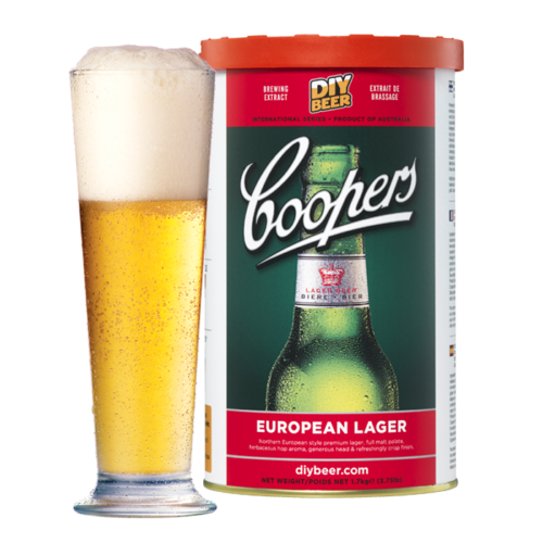 Coopers - European Lager 1.7Kg 40 Pint Beer Kit