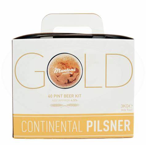 Muntons Gold - Continental Pilsner 3.0Kg Beer Kit