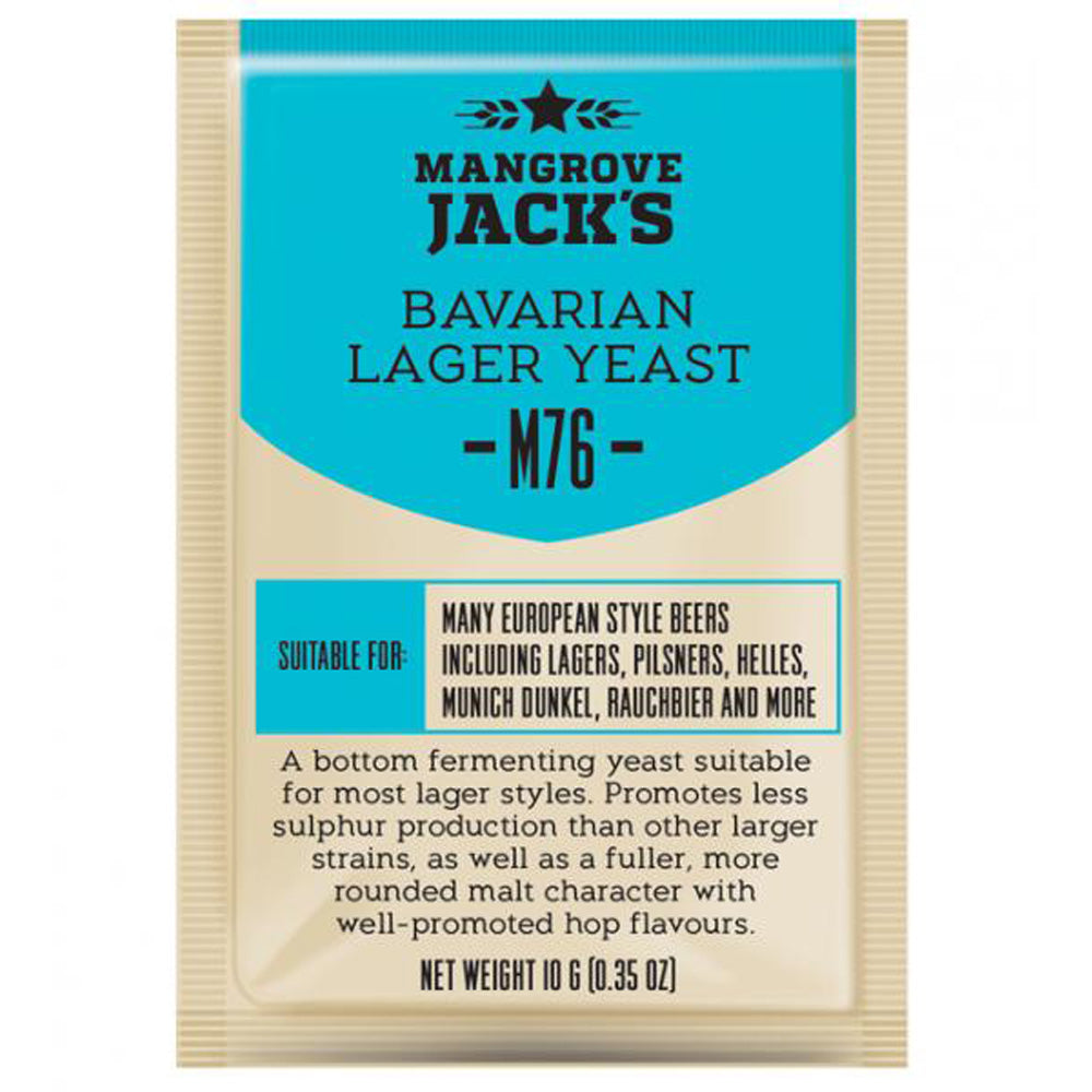 Mangrove Jack's Craft Series Bavarian Lager M76 Yeast Sachet 10g