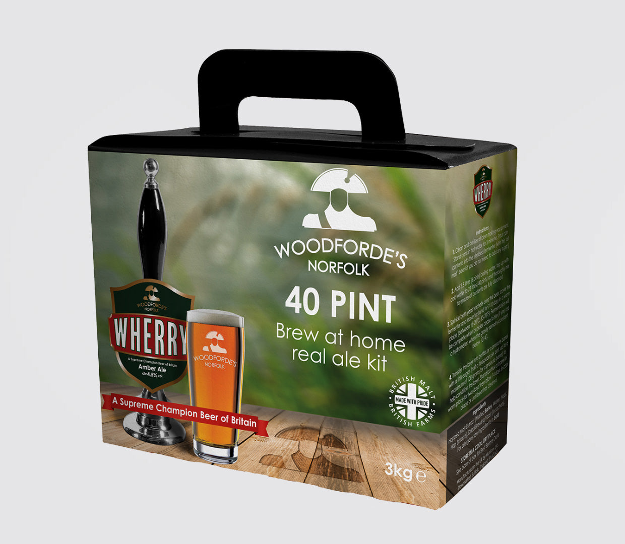 Woodfordes - Wherry Amber Real Ale 3Kg 40 Pint Beer Kit