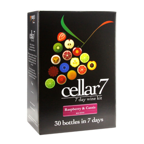 Cellar 7 by Youngs 30 Bottle 7 Day Wine Kit - Raspberry & Cassis