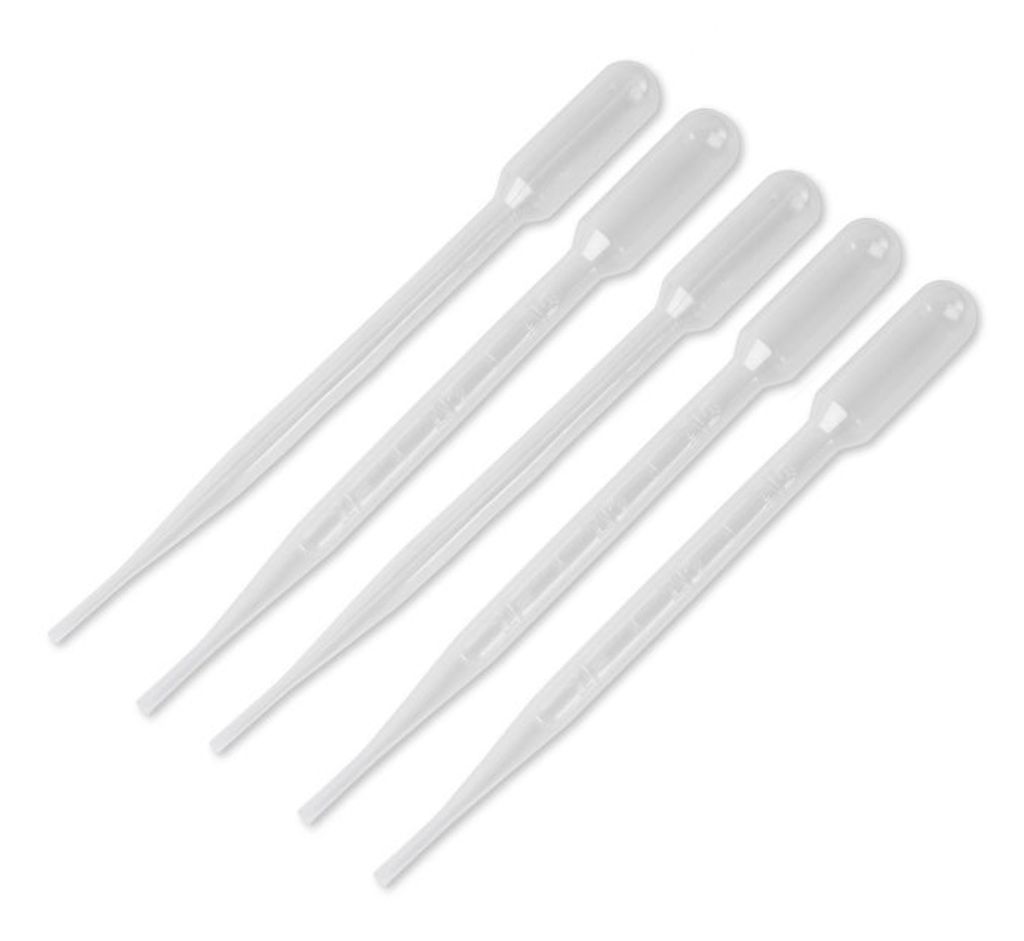 Pipettes 3ml (Pack of 5) - For Use with Starch Testing Kit