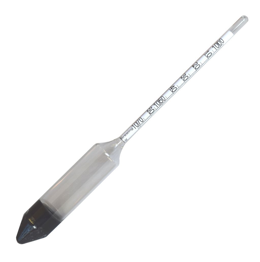 Hydrometer - Stevenson Reeves Easy To Read Precision Single Scale (Range 0.98 to 1.070) - For Wine & Beer