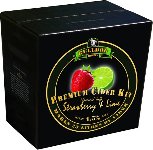 Bulldog Brews - Strawberry & Lime Flavoured 3.0Kg Cider Kit