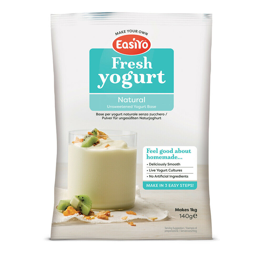 EasiYo Natural Yogurt Sachet 140g