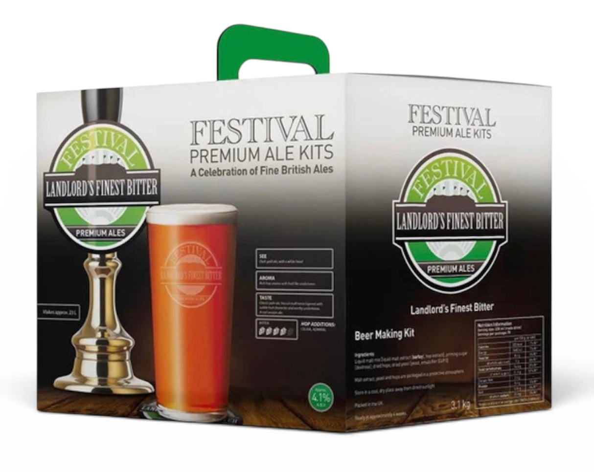 Festival Premium Ales - Landlords Finest Bitter 3.1Kg Beer Kit