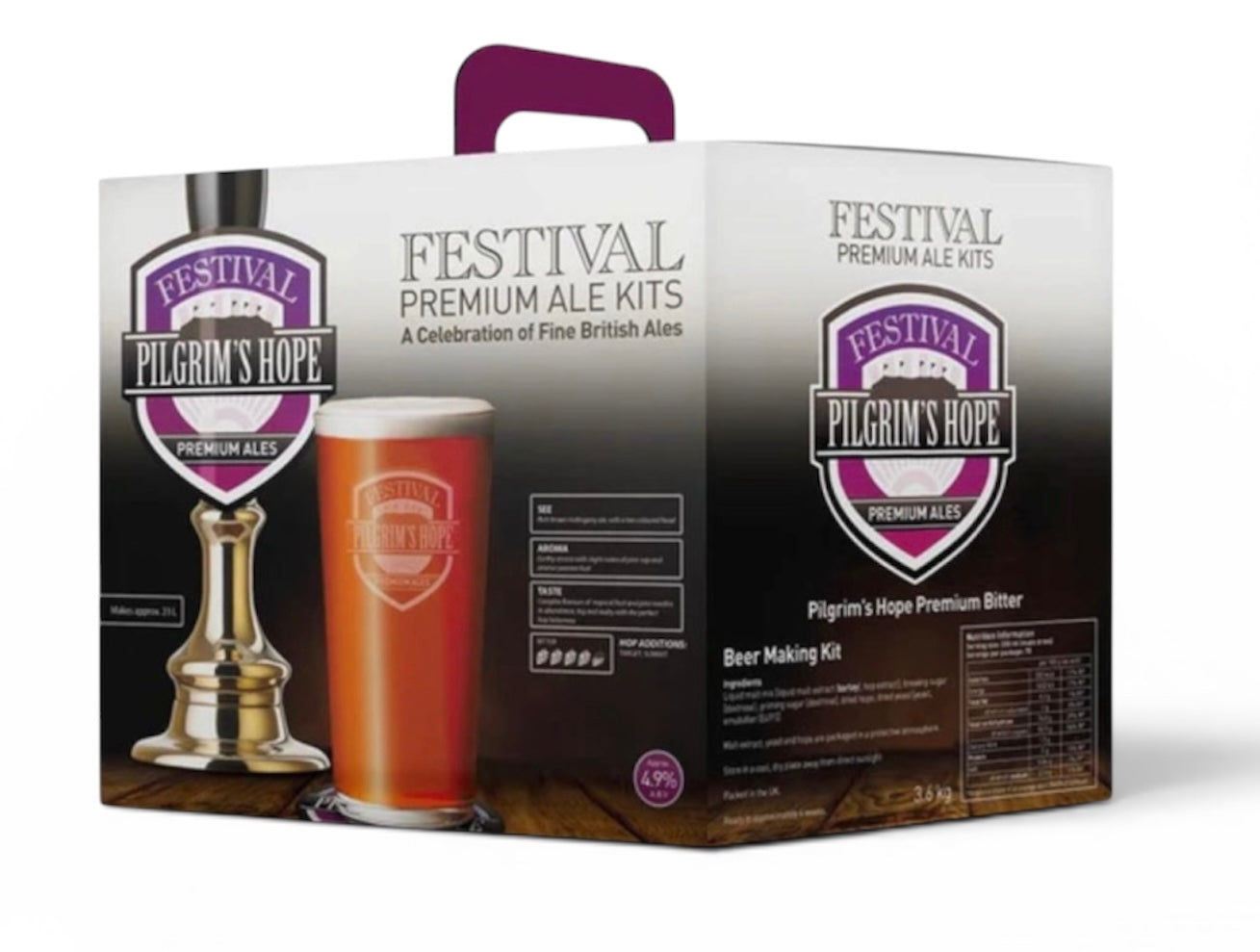 Festival Premium Ales - Pilgrims Hope Dark Best Bitter 3.6Kg Beer Kit