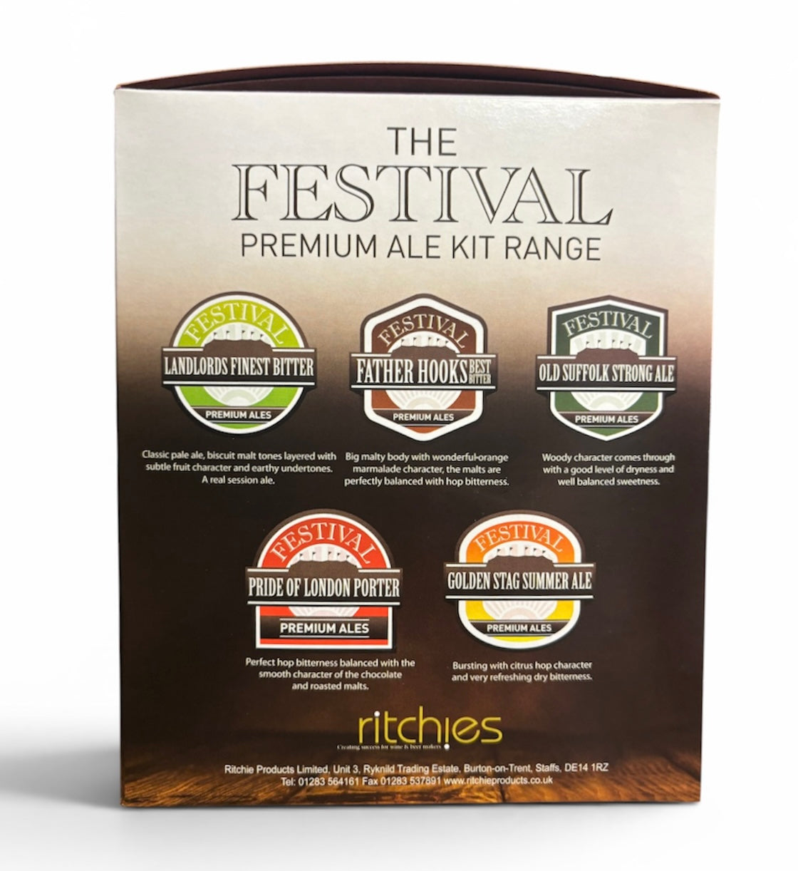 Festival Premium Ales - Pilgrims Hope Dark Best Bitter 3.6Kg Beer Kit