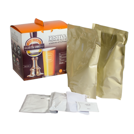 Festival Premium Ales - Golden Stag Summer Ale 3.1Kg Beer Kit