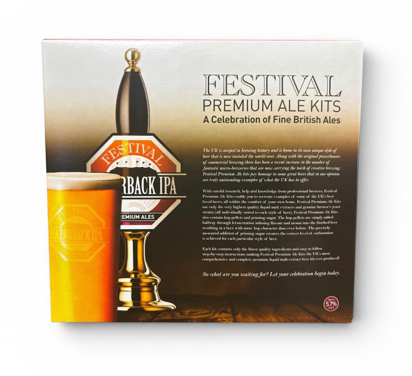 Festival Premium Ales - Razorback IPA 3.8Kg Beer Kit
