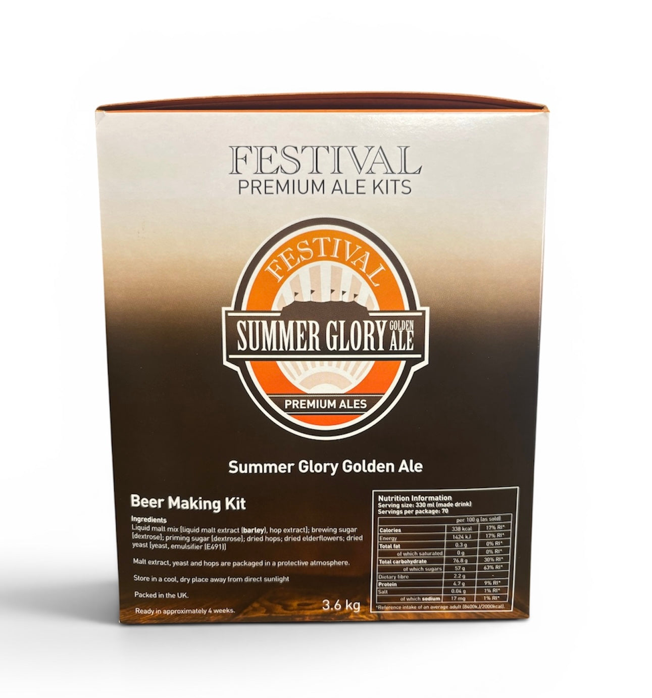 Festival Premium Ales - Summer Glory Golden Ale 3.6Kg Beer Kit