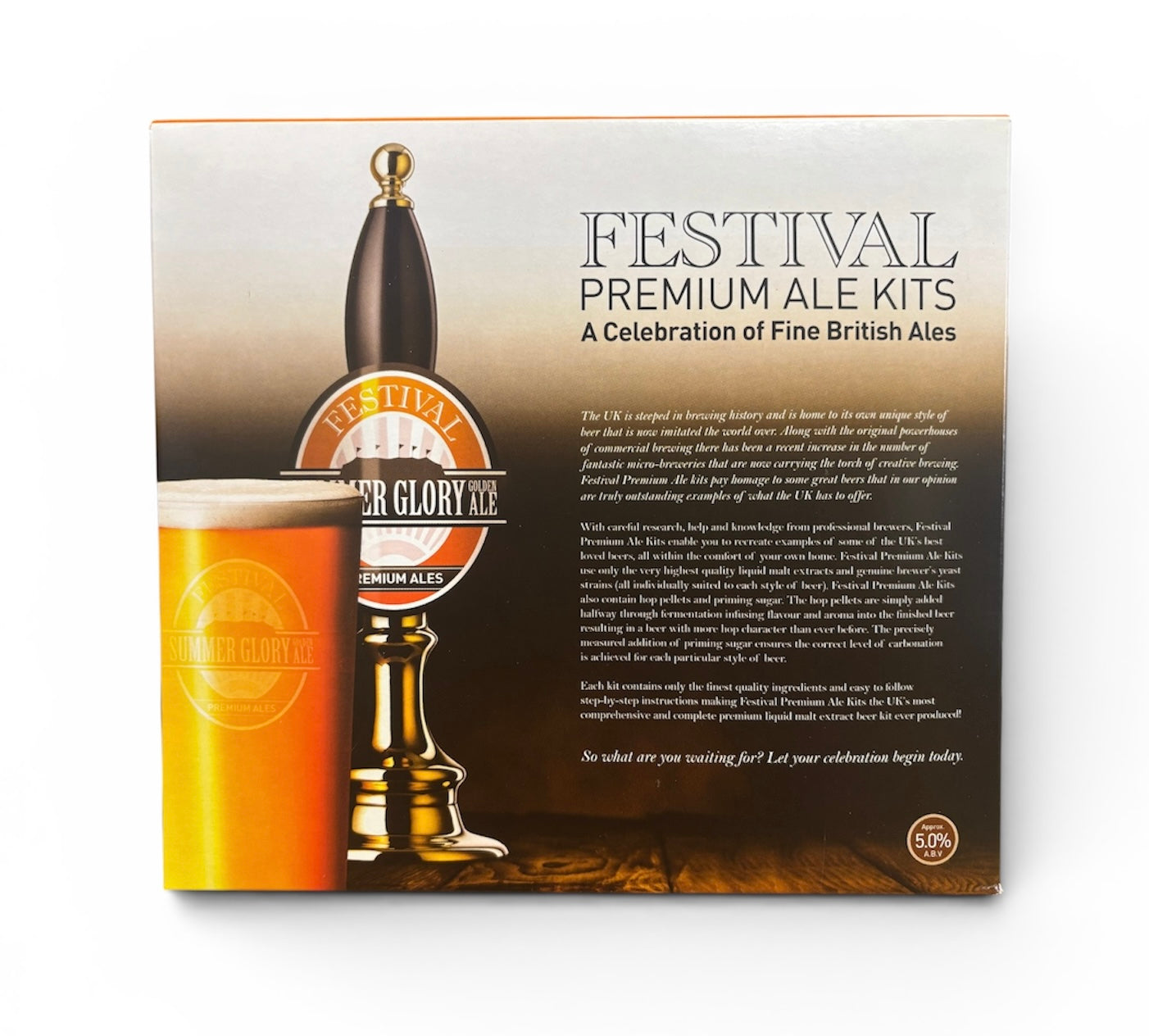 Festival Premium Ales - Summer Glory Golden Ale 3.6Kg Beer Kit