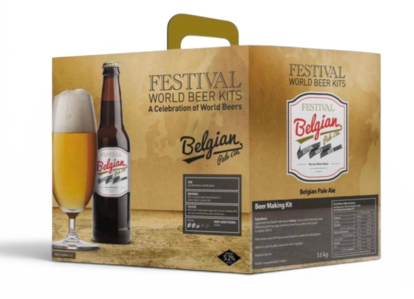 Festival World Beers  - Belgian Pale Ale 3.6Kg Beer Kit