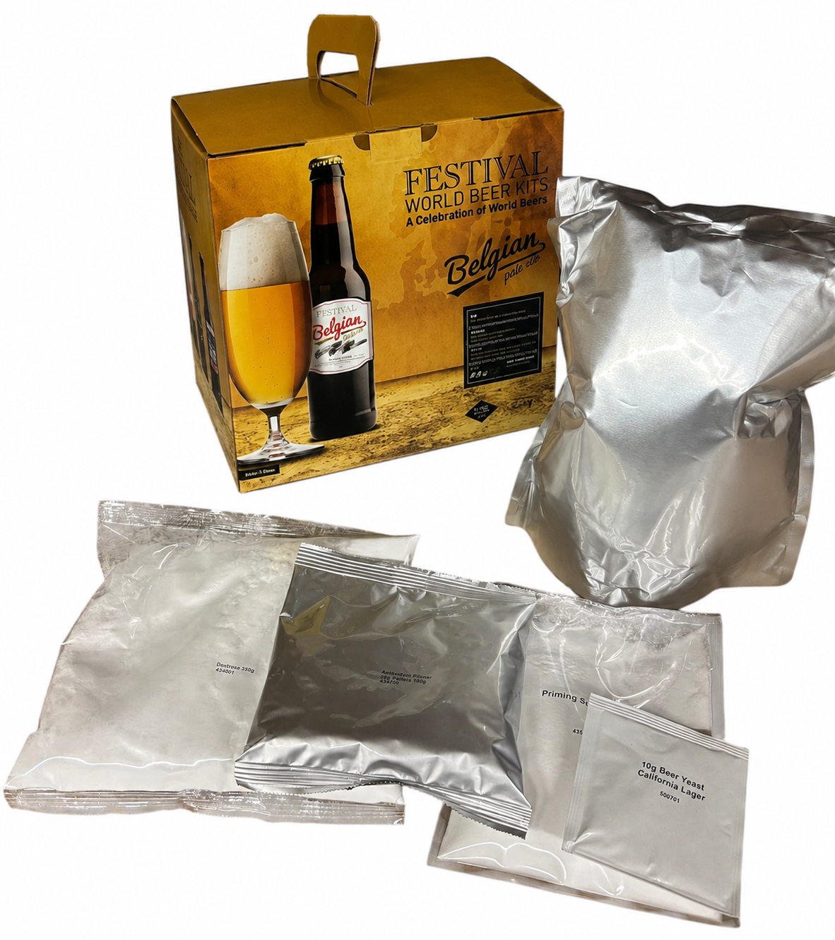 Festival World Beers  - Belgian Pale Ale 3.6Kg Beer Kit