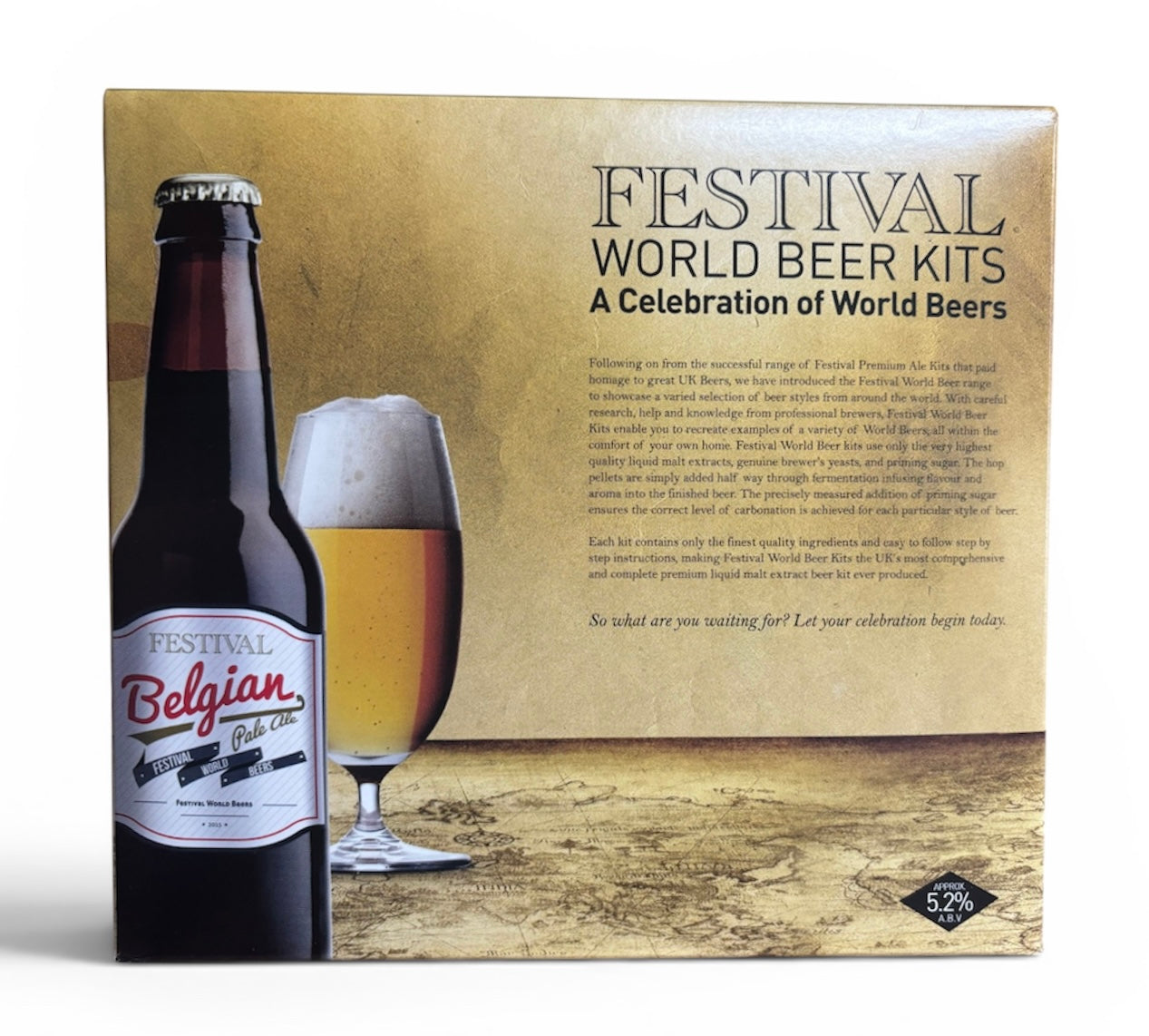Festival World Beers  - Belgian Pale Ale 3.6Kg Beer Kit
