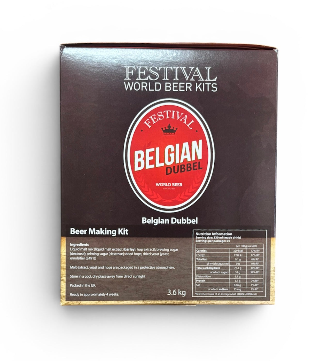 Festival World Beers - Belgian Dubbel 3.6Kg Beer Kit