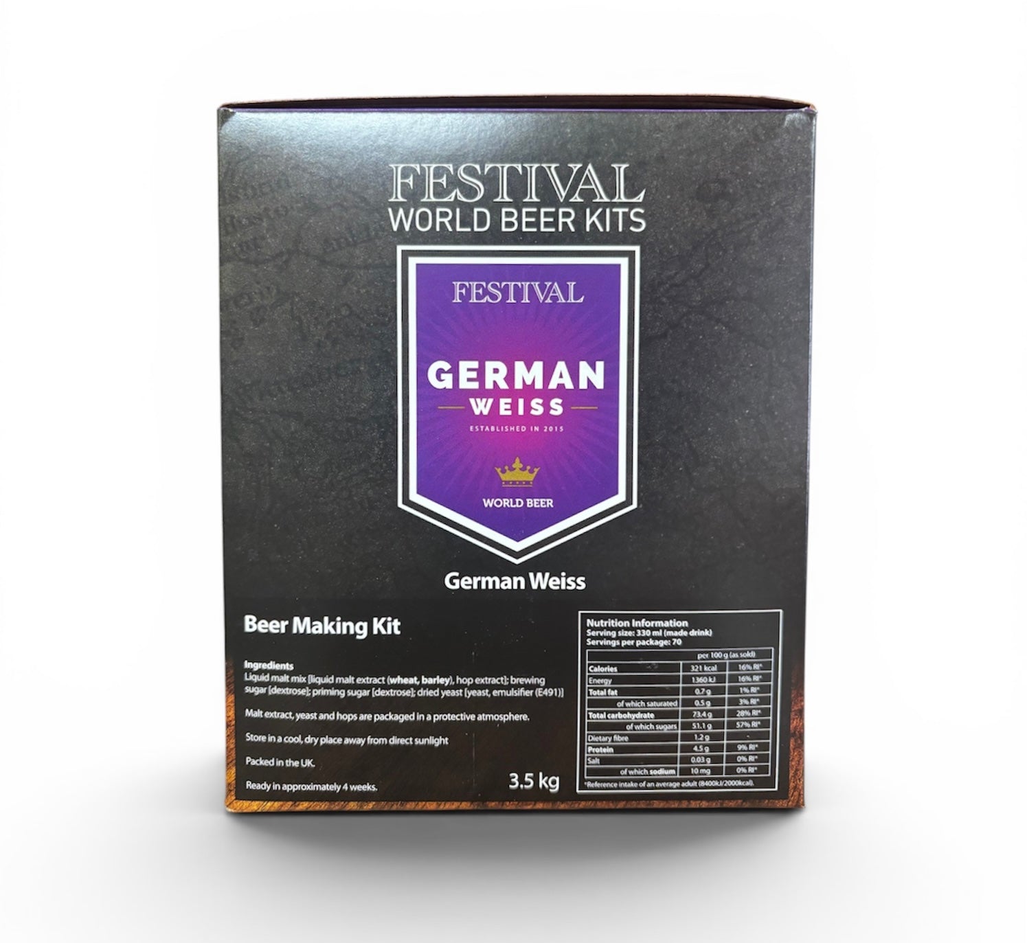 Festival World Beer Kits - German Weiss Beer 3.5Kg Beer Kit