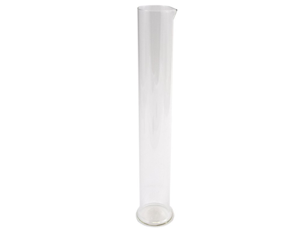 Glass Trial Jar - Trial Jar with Lip for Use with Hydrometers