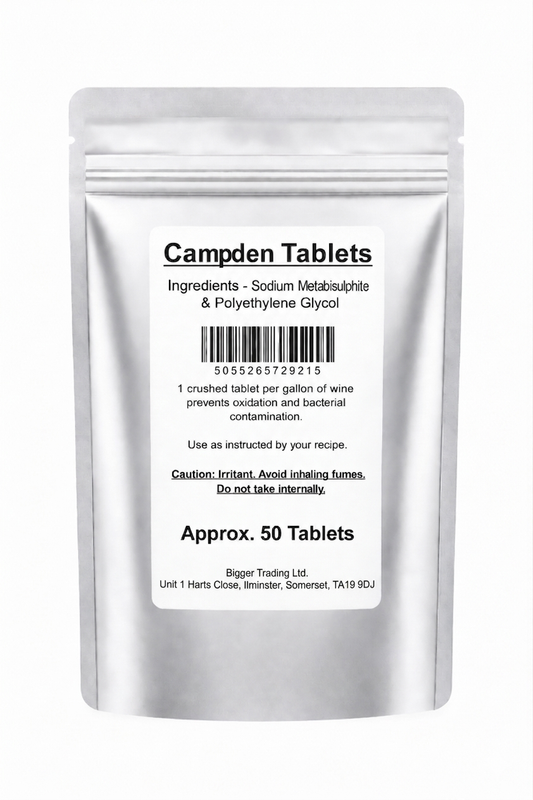 Campden Tablets - Pack of Approx. 50 - Supplied in Resealable Pouch