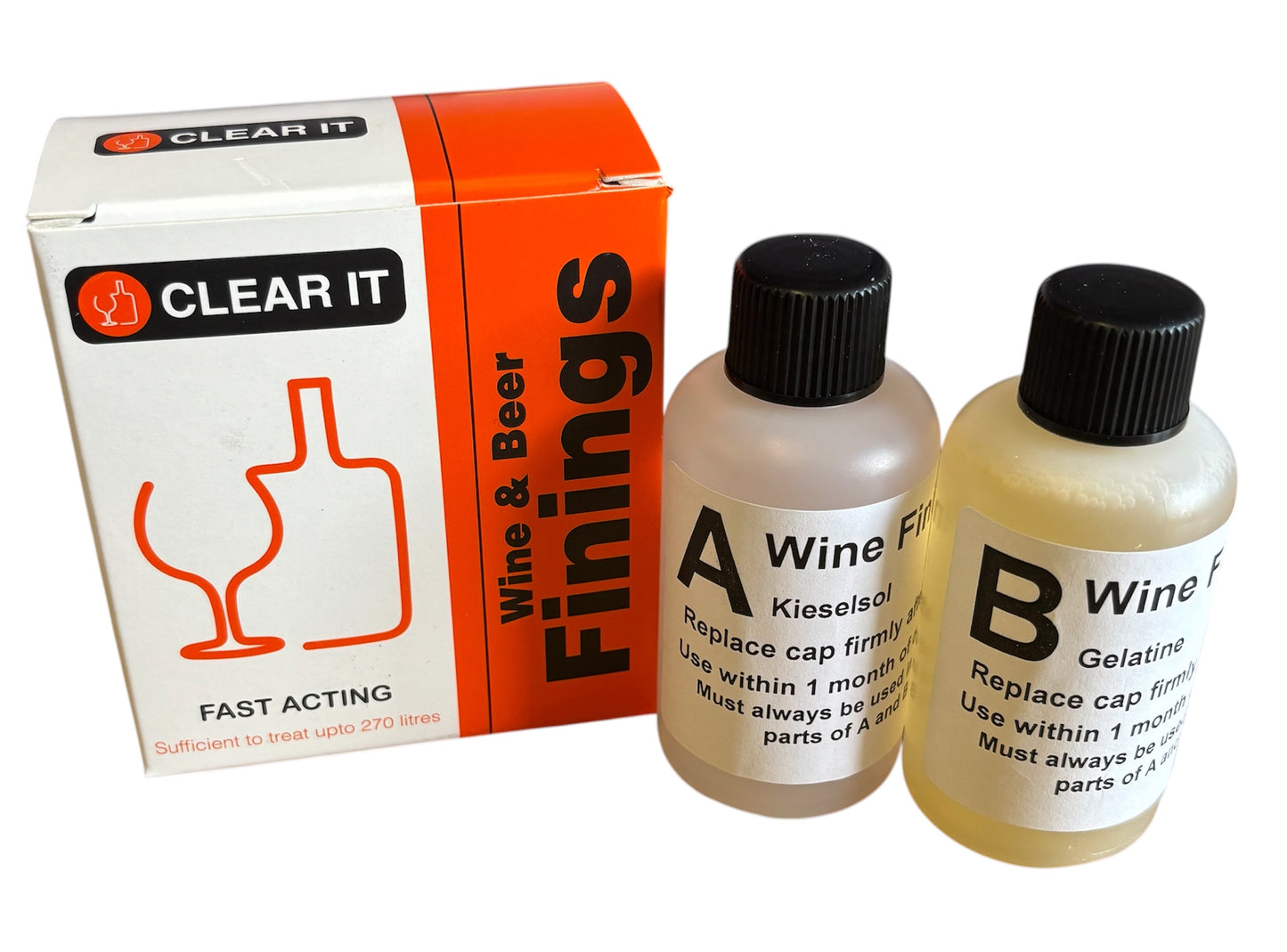 Youngs CLEAR IT Wine & Beer Finings - Treats up to 270 Litres