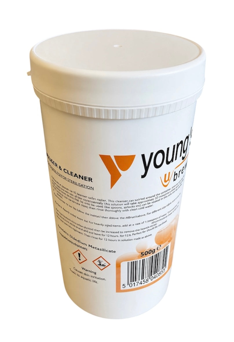 Youngs Cleaner / Steriliser 500g Tub