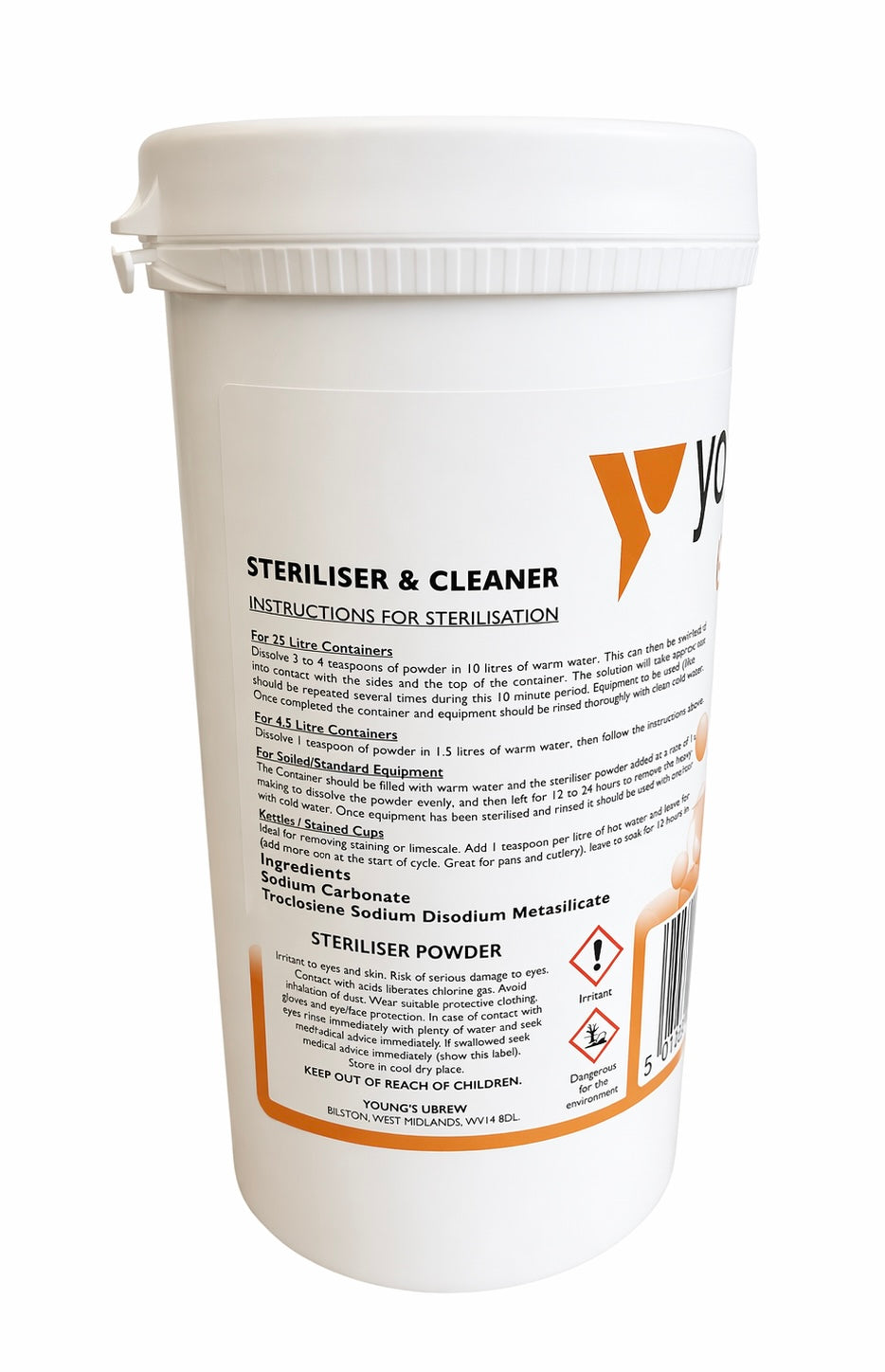 Youngs Cleaner / Steriliser 500g Tub