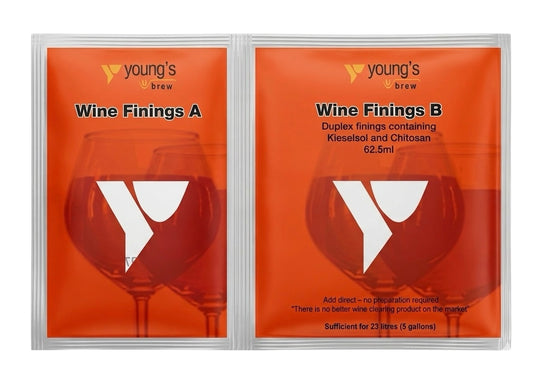 Wine & Beer Finings - Youngs 2 Part Wine & Beer Finings - Treats 23 Litres (5 Gallons)