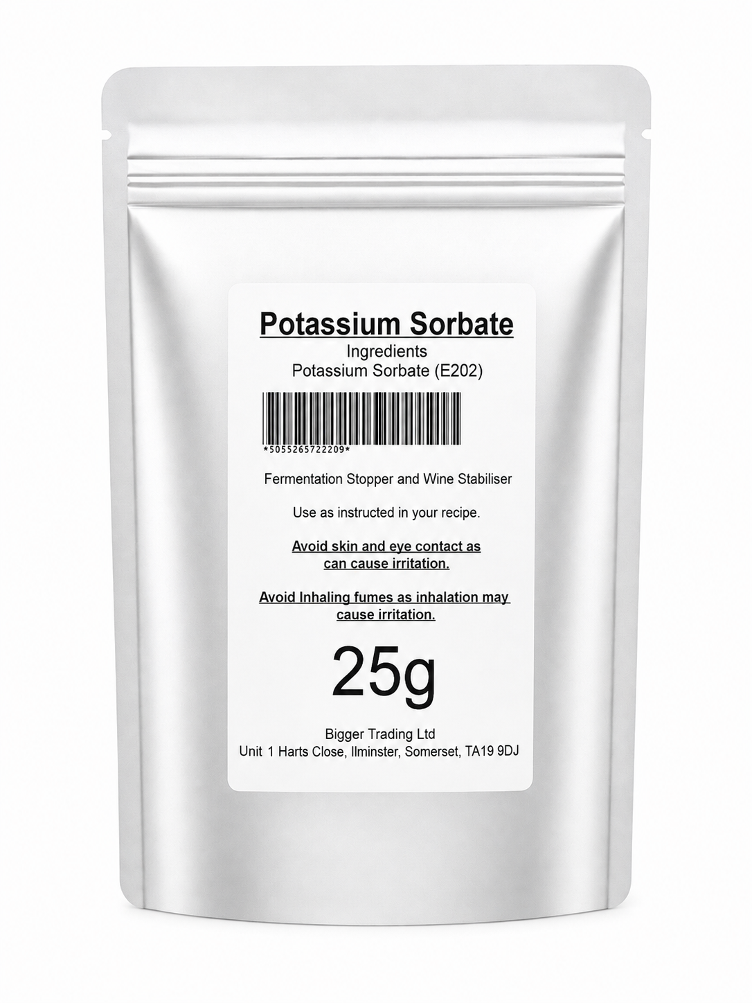 Fermentation Stopper (Potassium Sorbate) 25g - Supplied in Resealable Pouch