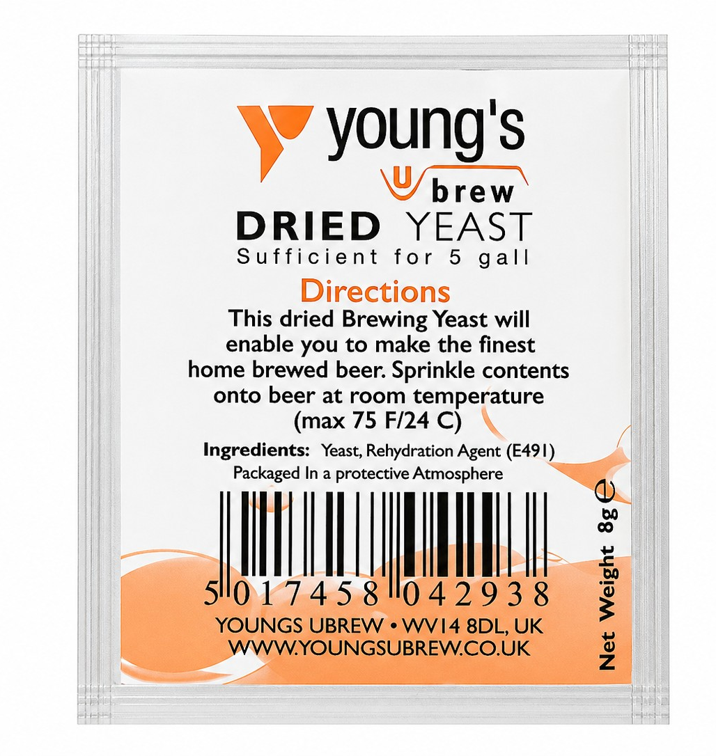 Youngs Beer Yeast 5g Sachet