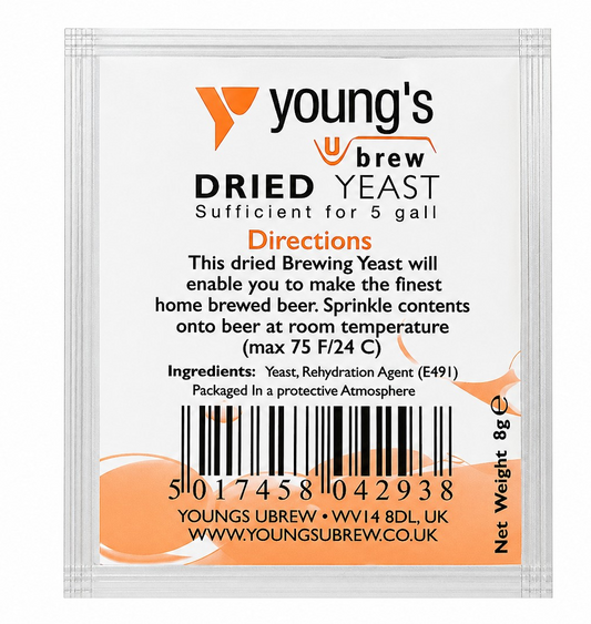 Youngs Beer Yeast 5g Sachet