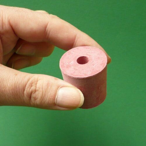 Pack of 10 Rubber Bungs With Holes For Airlocks To Fit Glass Demi-Johns 