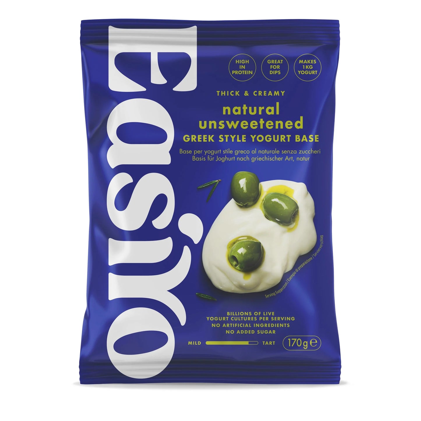 EasiYo Greek Style Natural Yogurt Sachet 170g