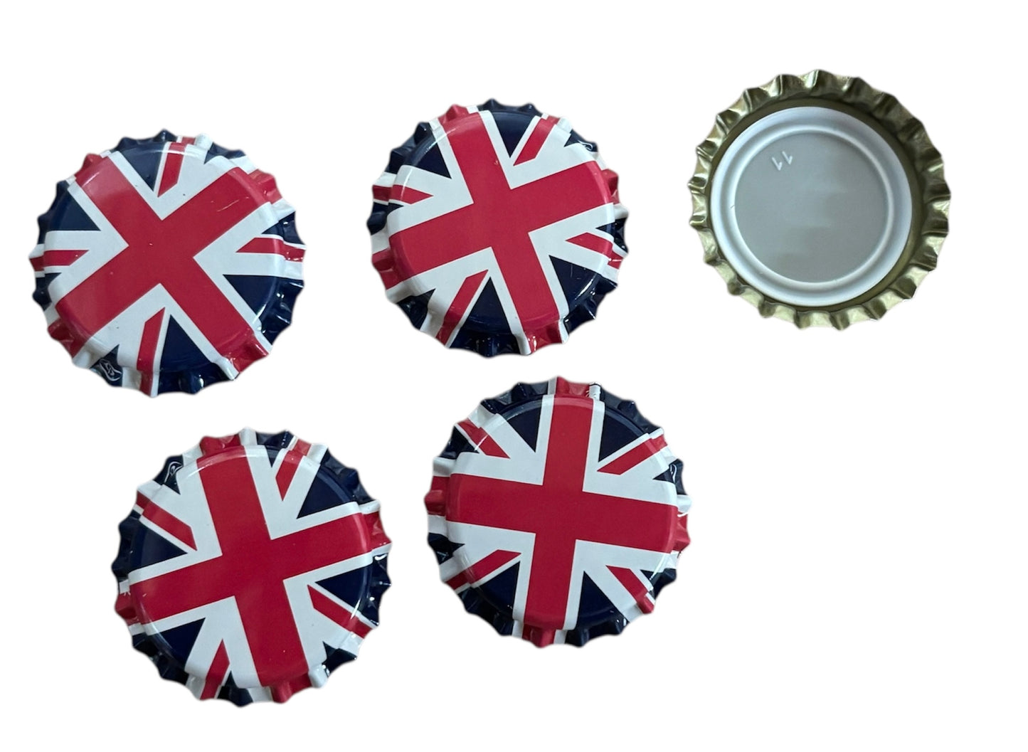 Crown Caps Union Jack Design - Pack of Approx. 100
