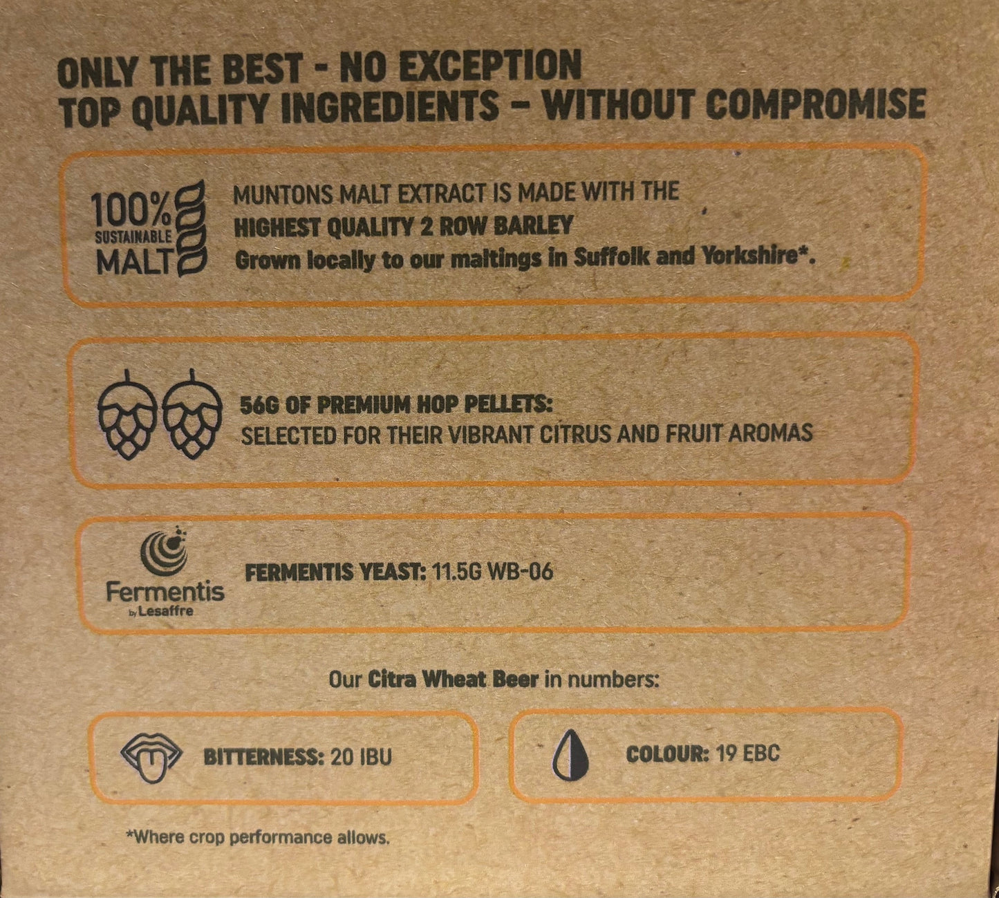 Muntons Flagship - Citra Wheat Beer 3.0Kg Beer Kit
