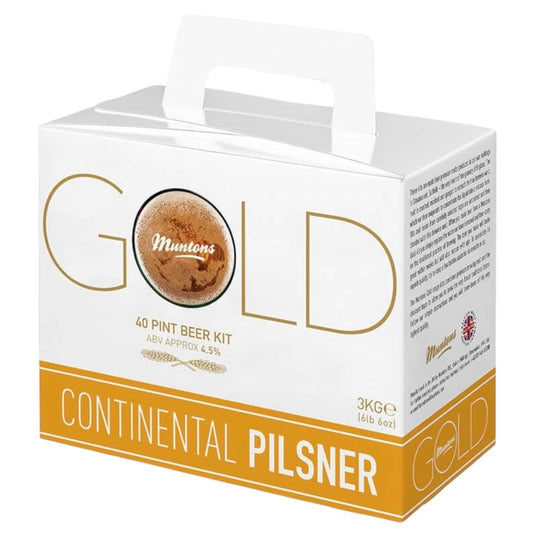 Muntons Gold - Continental Pilsner 3.0Kg Beer Kit